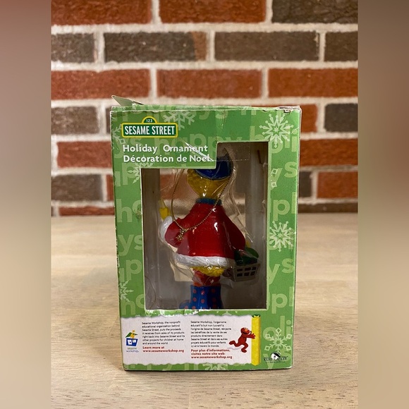 Kurt Adler Sesame Street Christmas Ornament Big Bird 2008 Shopping List - Picture 4 of 6